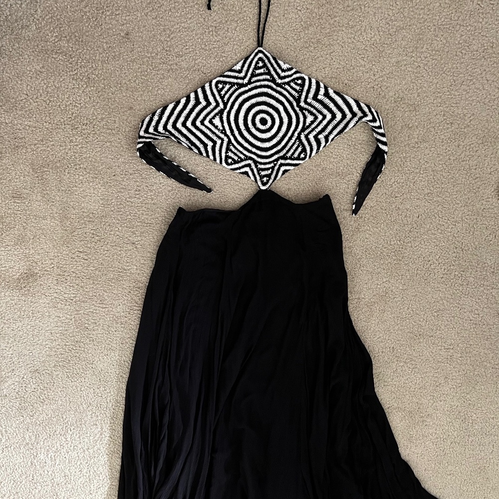 Mara Hoffman Halter Maxi Flowy Dress